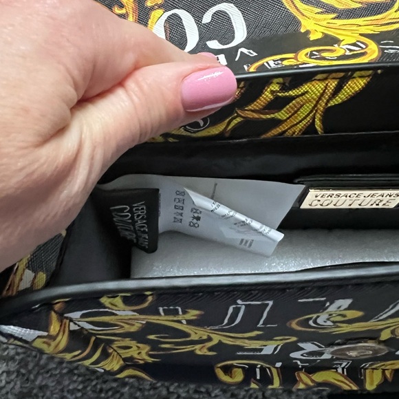 Versace Jeans Collection Black and Yellow Crossbody Bag - Picture 2 of 8